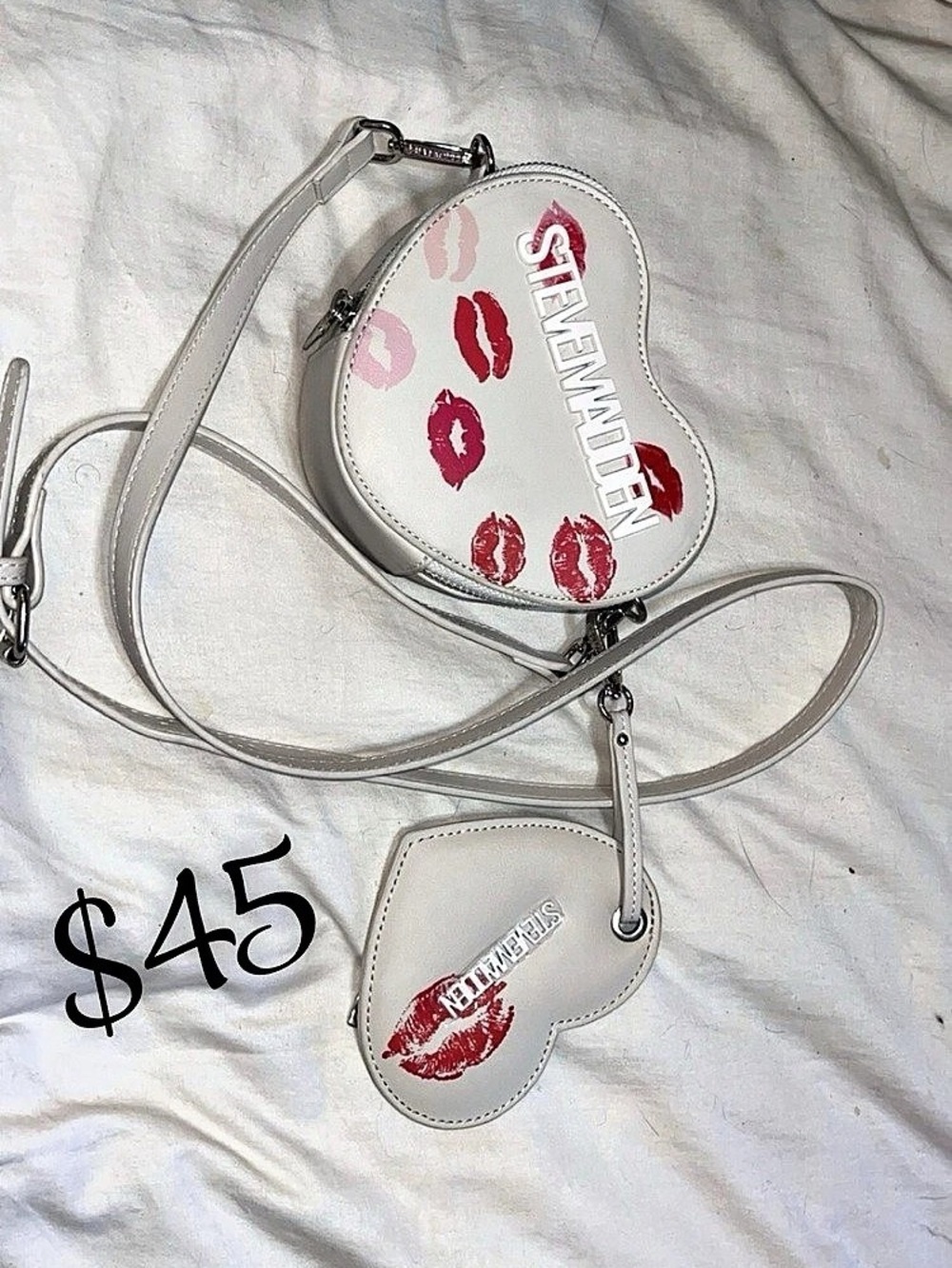 Steve madden, White Crossbody limited edition